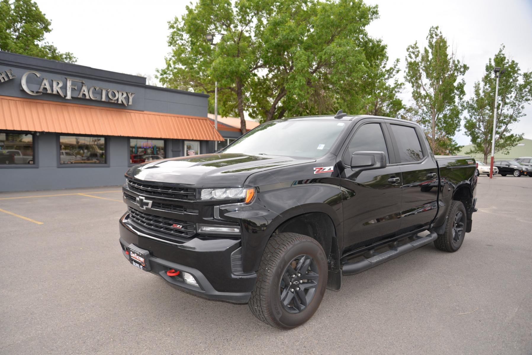 2019 Black /Gray Chevrolet Silverado 1500 LT Z71 Trail Boss (1GCPYFED9KZ) with an 5.3 V8 engine, 8 speed automatic transmission, located at 4562 State Avenue, Billings, MT, 59101, (406) 896-9833, 45.769516, -108.526772 - 2019 Chevrolet Silverado 1500 LT Trail Boss Crew Cab 4WD - One owner! 5.3L V8 OHV 16V engine - 8 speed automatic transmission - 4WD - 76,924 miles - Inspected and serviced - copy of inspection and work performed as well as a full vehicle history report provided LT Trail Boss package - air con - Photo #6